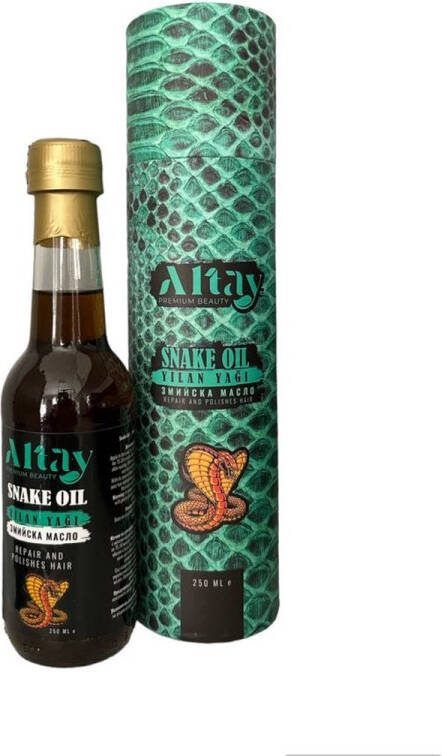 Altay Premium Beauty Altay Snake Oil SlangenOlie Natuurlijke oplossing voor behandeling van haar- baardverlies #Natural 250 ml (fles)