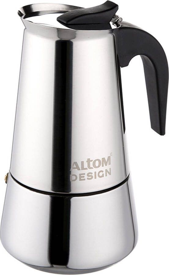 Altom Design Percolator 200 ml 4 kops roestvrijstaal RVS