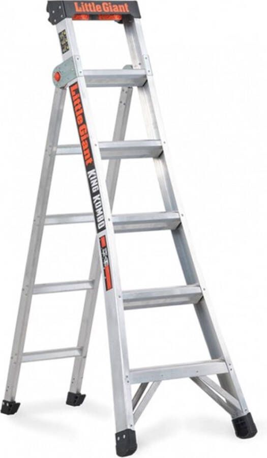 Altrex ladder trap King Kombo max. werkhoogte 4 00 m 6 + 3 treden