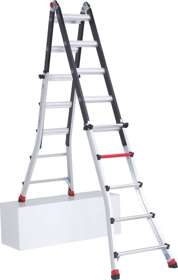 Altrex Varitrex Teleprof 4x5 sporten Telescopische ladder Werkhoogte 6.25m