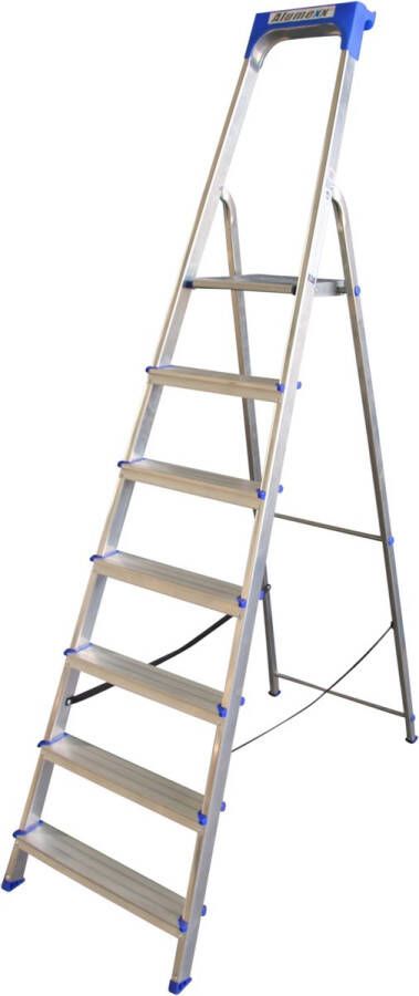 Express Huishoudtrap aluminium 7-treden