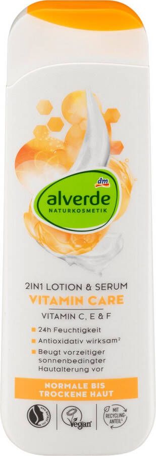 Alverde NATURKOSMETIK 2in1 Bodylotion & Serum Vitamin Care 250 ml