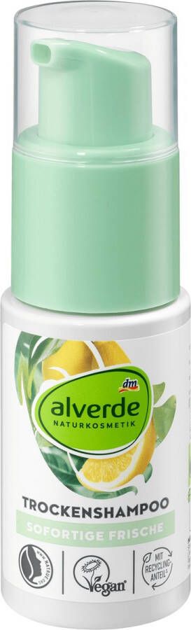 Alverde NATURKOSMETIK alverde NATURAL COSMETICS Droogshampoo biologische citroen en groene thee 20 g