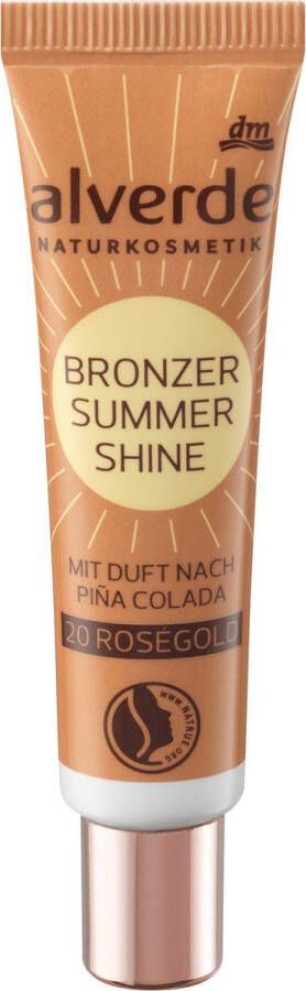 Alverde NATURKOSMETIK Bronzer Summer Shine 20 Roségoud 15 ml