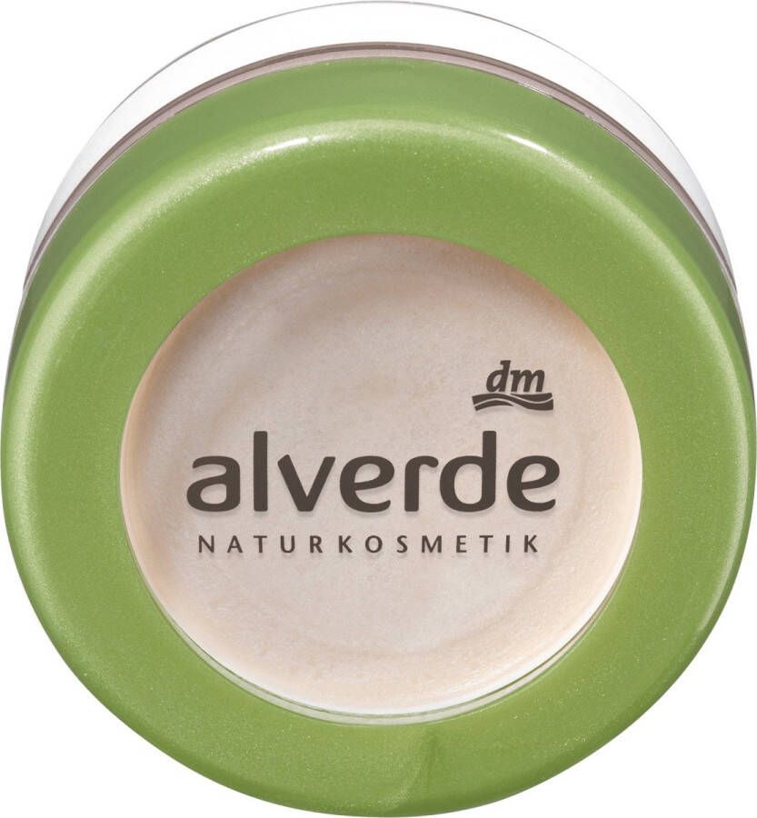 Alverde NATURKOSMETIK Oogschaduw 2in1 Creamy Eyeshadow & Highlighter champagner 10 5 ml