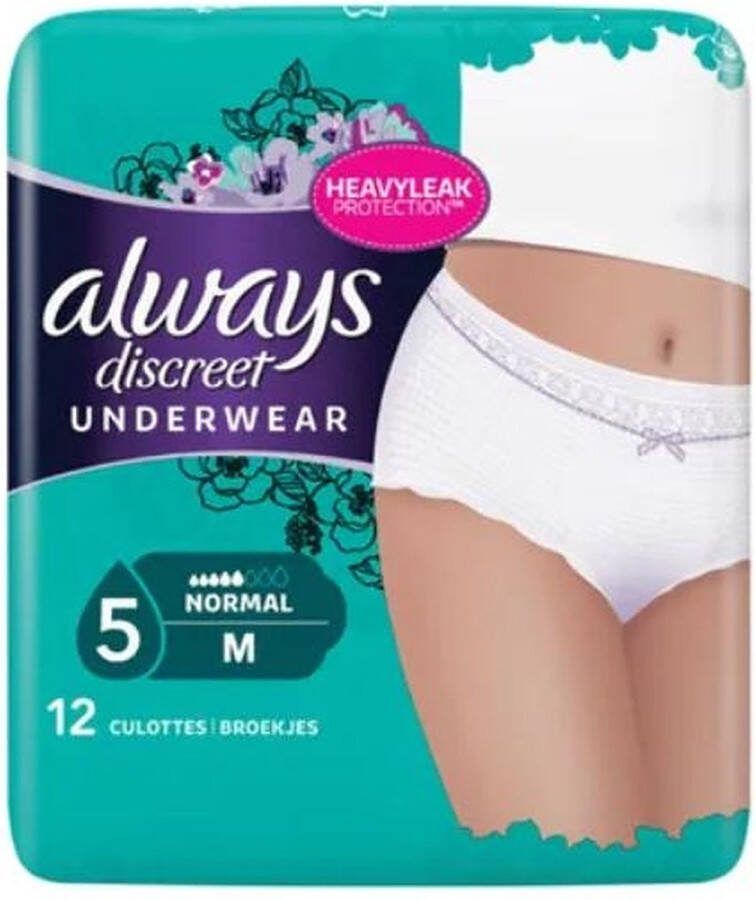 Always Discreet Broekjes Medium 12st