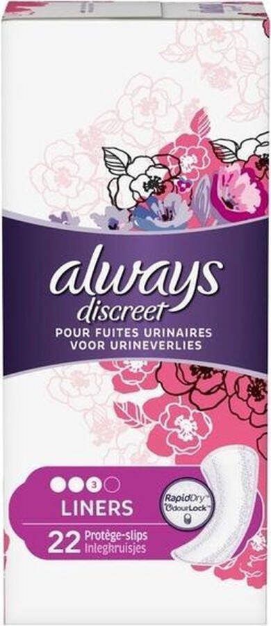 Always Discreet Liners 22 stuks