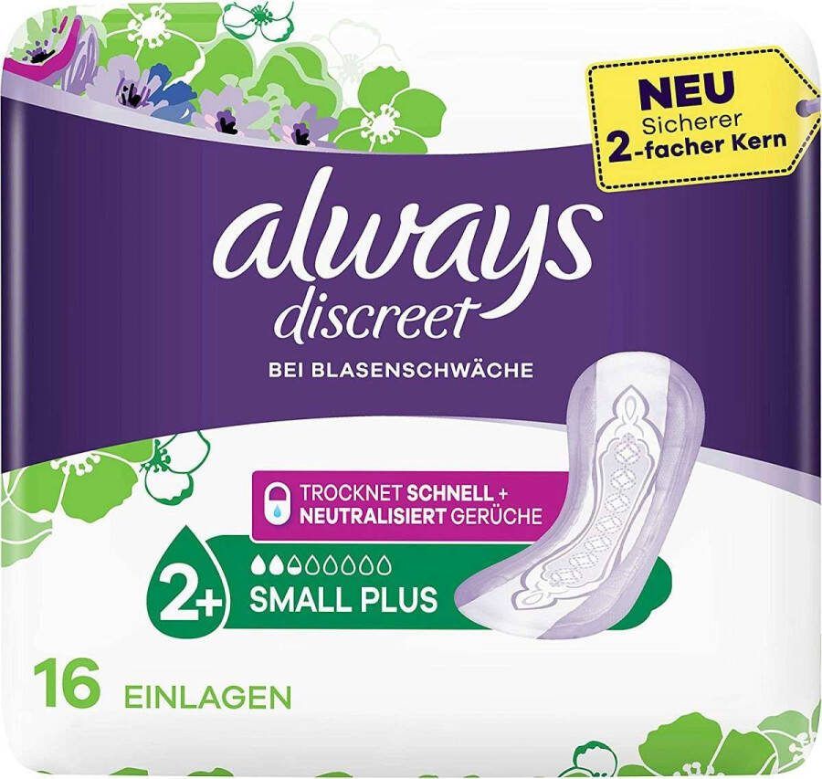 Always Discreet Small Plus 16 Stuks