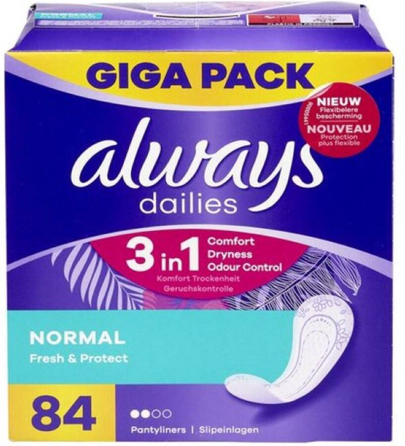 Always Inlegkruisjes Normal 84 stuks