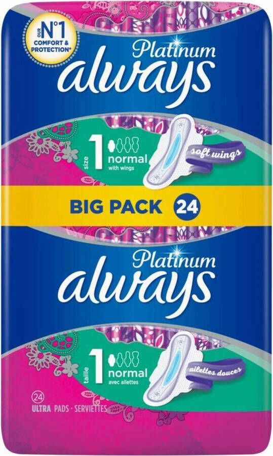 Always Maandverband Platinum Normal 24 stuks