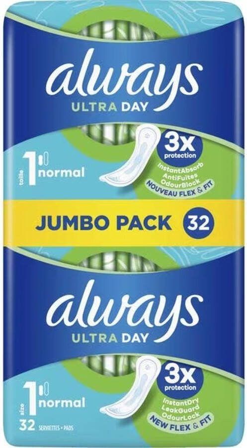 Always Ultra Maandverband Normal 32 Stuks