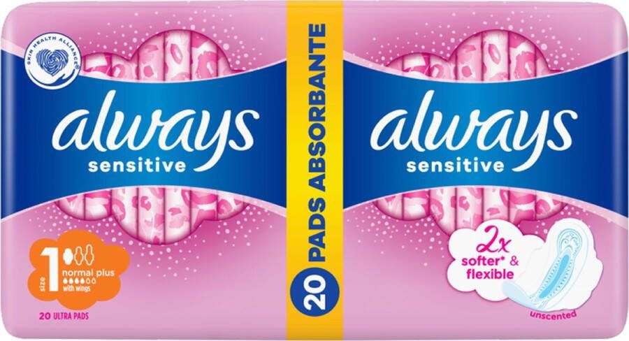 Always Ultra Normal Plus Sensitive 20 Stuks