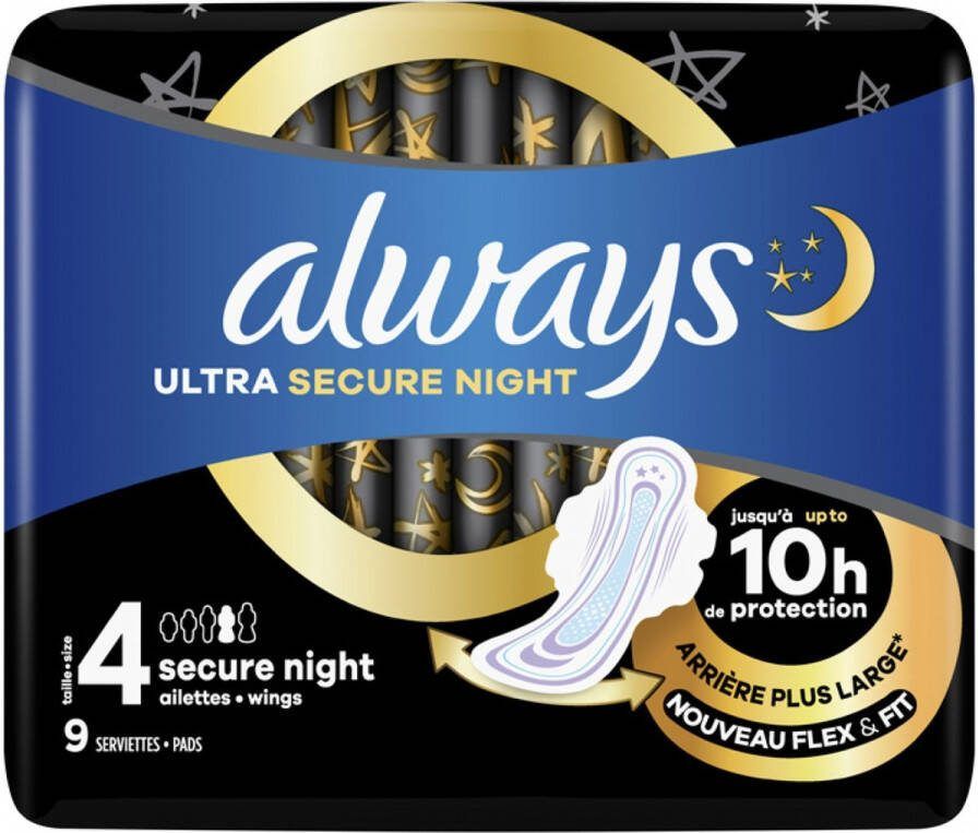 Always Ultra Secure Night 9 Handdoeken