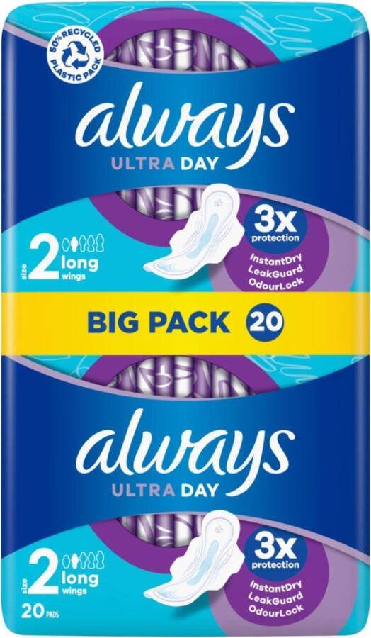 Always Voordeelverpakking 2 X 16 stuks Sensitive Normal Pads