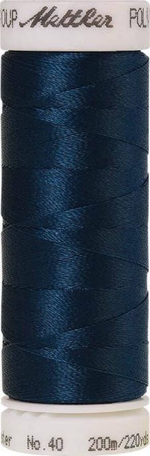 Amann Mettler borduurgaren Blauw Nr 4133 Polysheen 200 meter