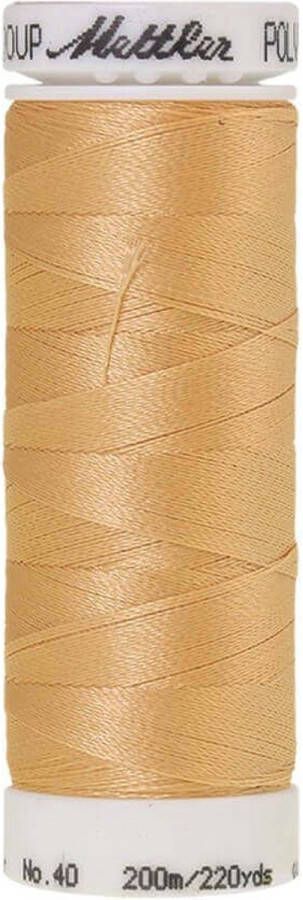 Amann Mettler POLYSHEEN BORDUURGAREN NR.40 5 ROLLETJES X 200M 1140 BRUIN GEEL