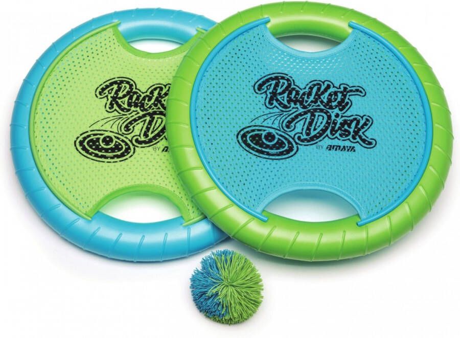 Amaya Racket Disk | Frisbee | dia 30 cm | 2 schijven met kooshi-bal