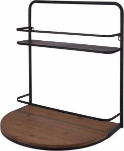 Ambiance Wijnbar Met Inklapbaar Schap 56x42x61 5 Cm