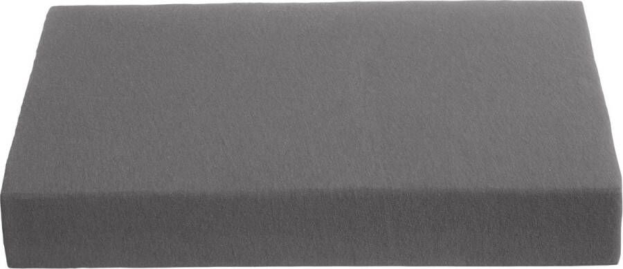 Ambiante Hoeslaken Topdek Jersey Antraciet 180x200 cm 100% Katoen