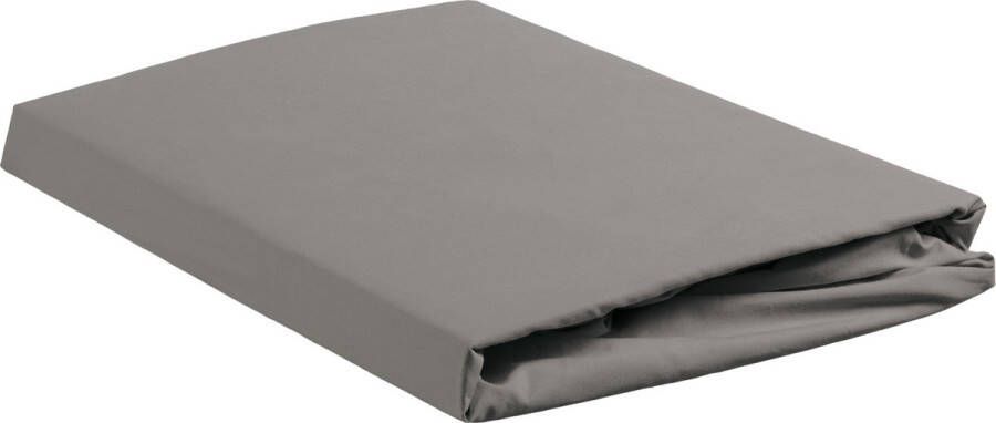 Ambiante Beddinghouse Cotton Uni Hoeslaken Eenpersoons 90x210 220 cm Grey