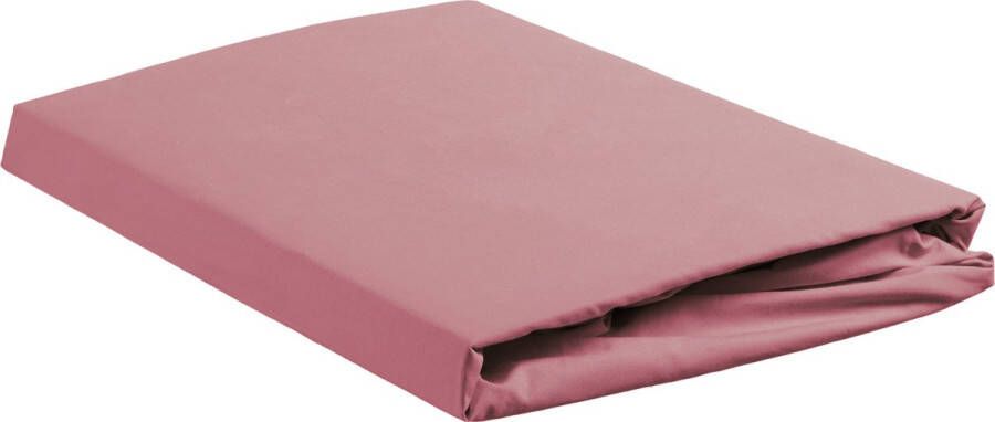 Ambiante Cotton Uni Hoeslaken Lits-jumeaux 180x210 220 cm Pink