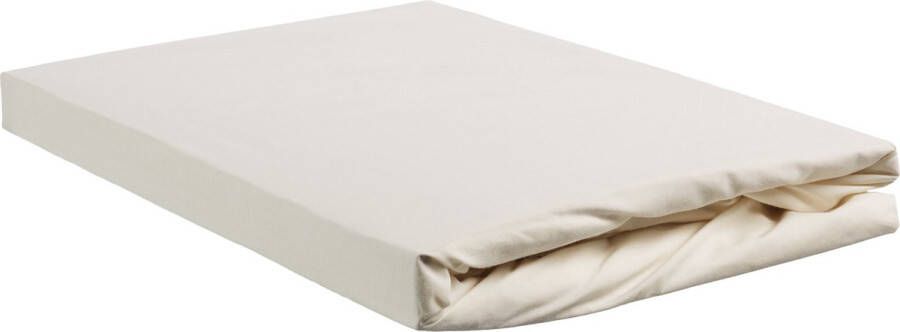 Ambiante Cotton Uni Topdek topper hoeslaken Off-white 100% katoen Topdek topper Hoeslaken 160x210 220