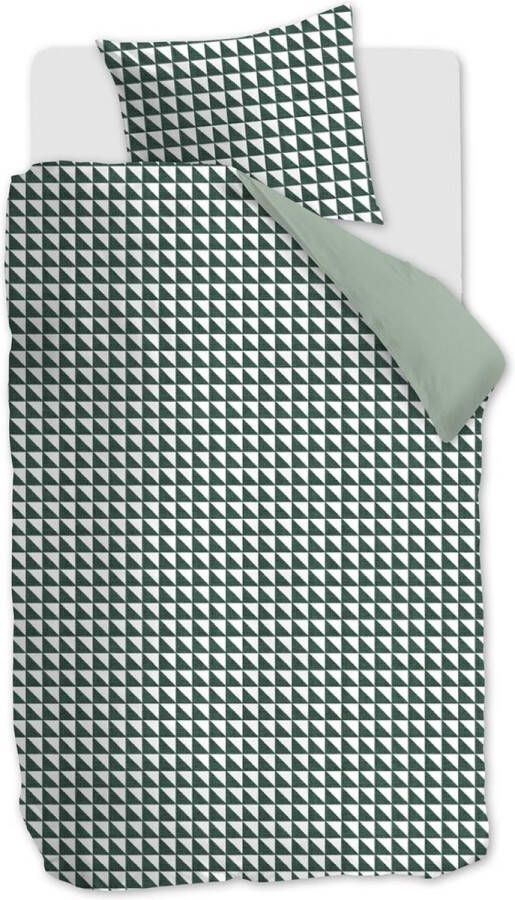 Ambiante Faas dekbedovertrek 1-persoons (140x200 220 cm + 1 sloop) Katoen Grey Green