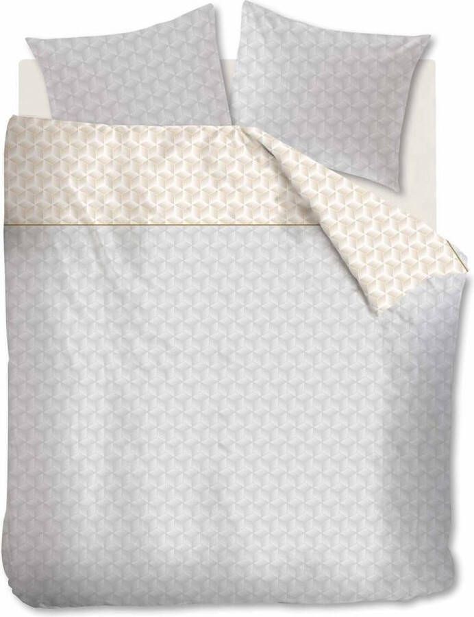 Ambiante Otis dekbedovertrek 2-persoons (200x200 220 cm + 2 slopen) Katoen satijn Grey