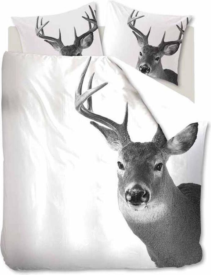 Ambiante Wonderful Deer Dekbedovertrek lits-jumeaux 240x200 220 Wit