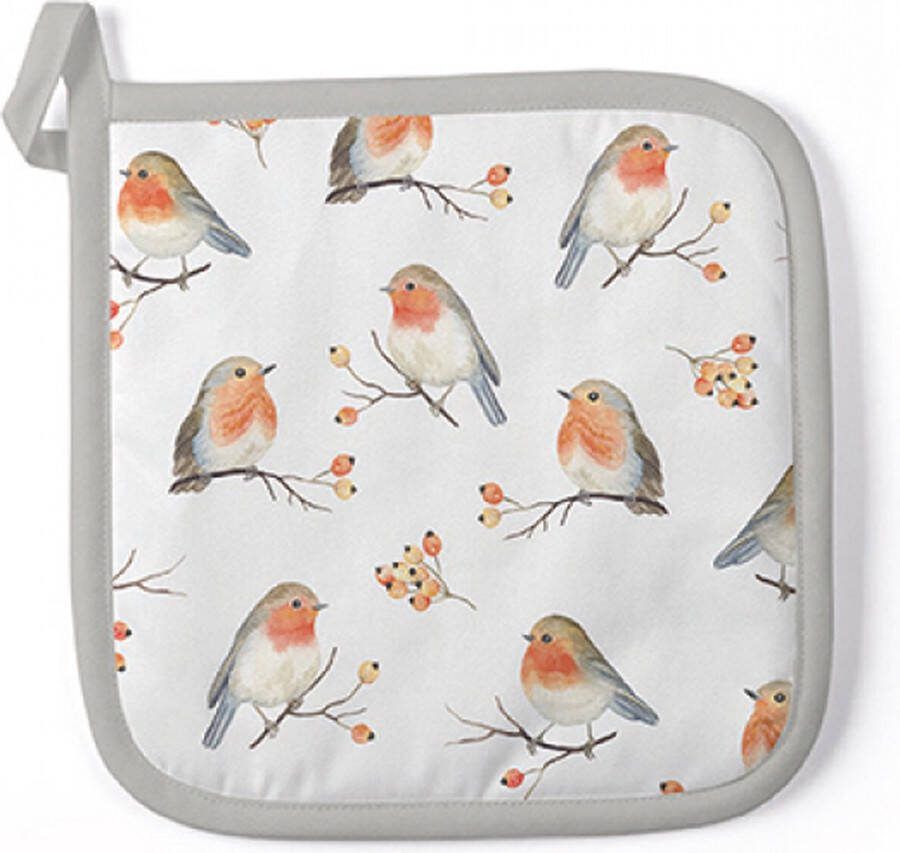 Ambiente Pannenlap Robin Family Roodborstje Vogels