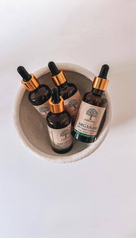 Amedni Argan olie 50 ML hydraterend verzorgend en voedend haarolie