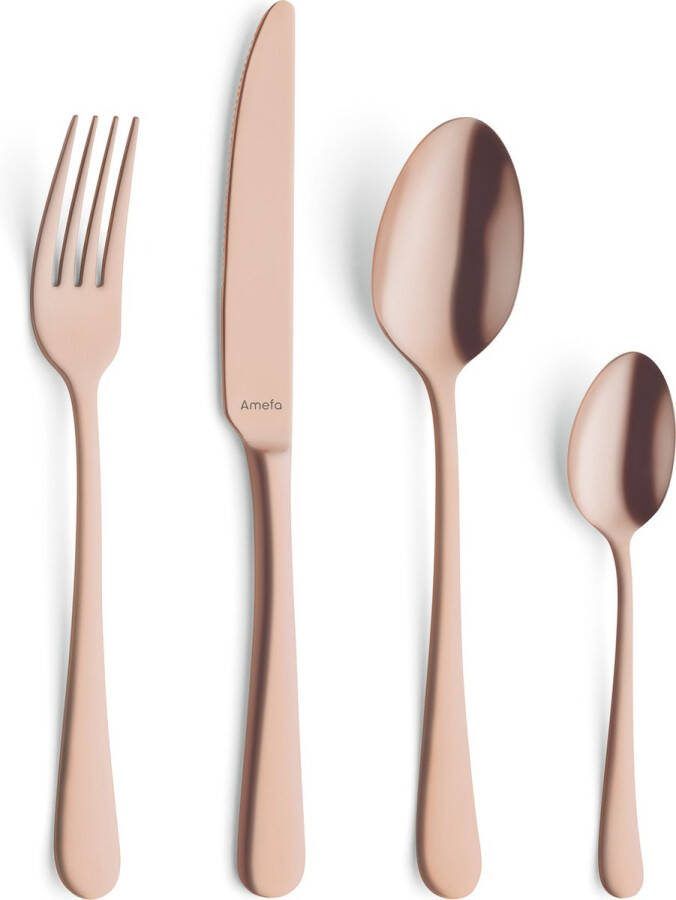 Amefa Austin 24-delige bestekset voor 6 personen Mat Koper