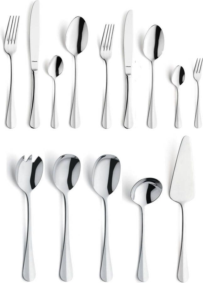 Amefa bestekset Baguette (60-delig) (6 pers.)