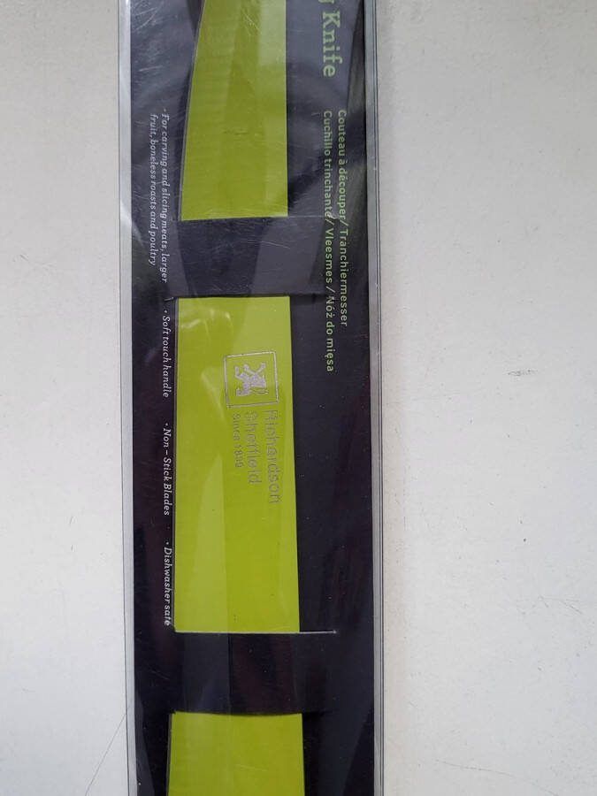 Amefa Richardson Sheffield vleesmes colour groen (17 5 cm)