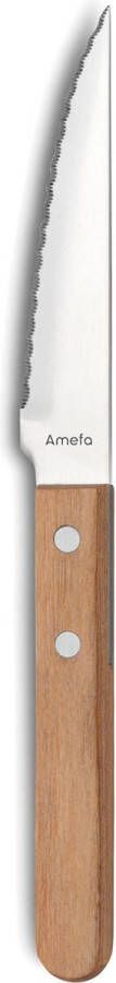 Amefa Vleesmes Pizza Bois Metaal Hout (21 cm) (Pack 12x)
