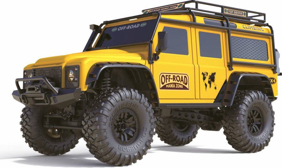 Amewi Dirt Climbing SUV Safari 1:10 Brushed RC auto Elektro Crawler 4WD RTR 2 4 GHz Incl. accu en lader Met lichteffec