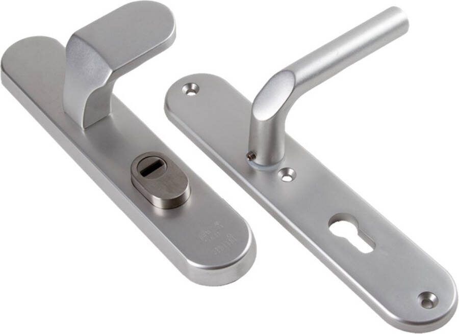 Ami Veiligheids schildgarnituur SKG knop kruk deurdikte 38 45 mm Omkeerbaar KT 55 F1 zonder gatdeelkruk