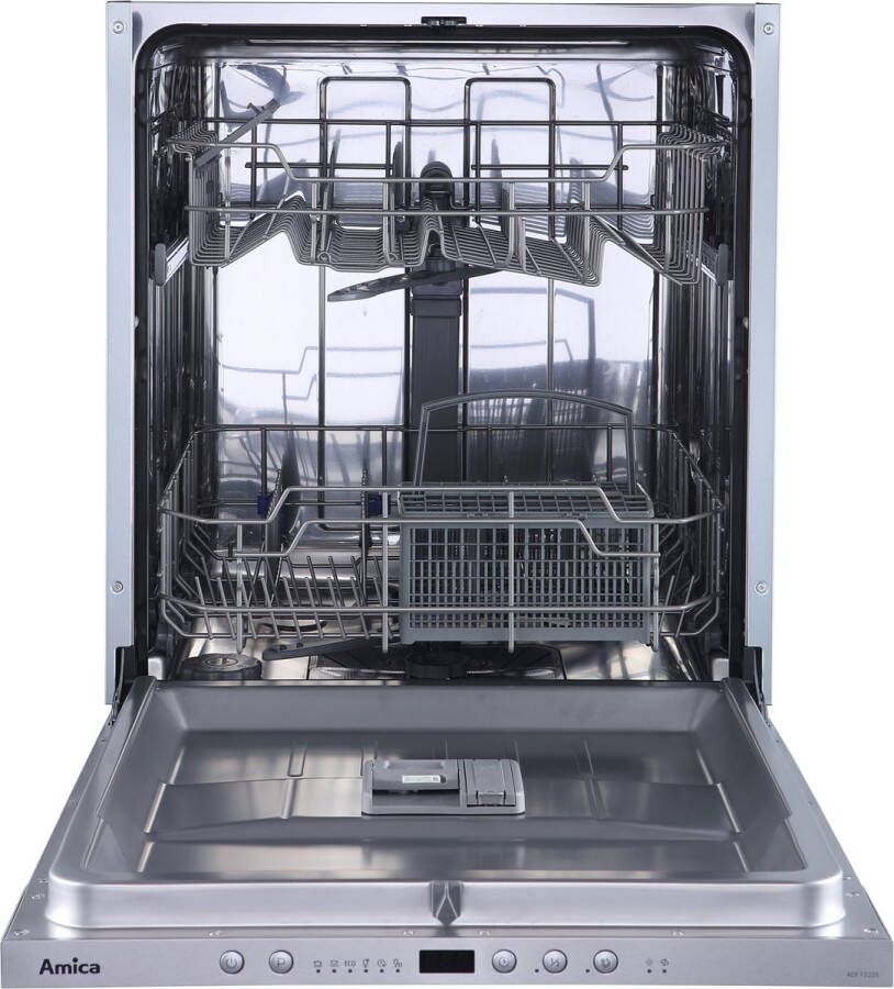 Amica ADF1212S Inbouw Vaatwasser 12 Couverts 6 Programma's