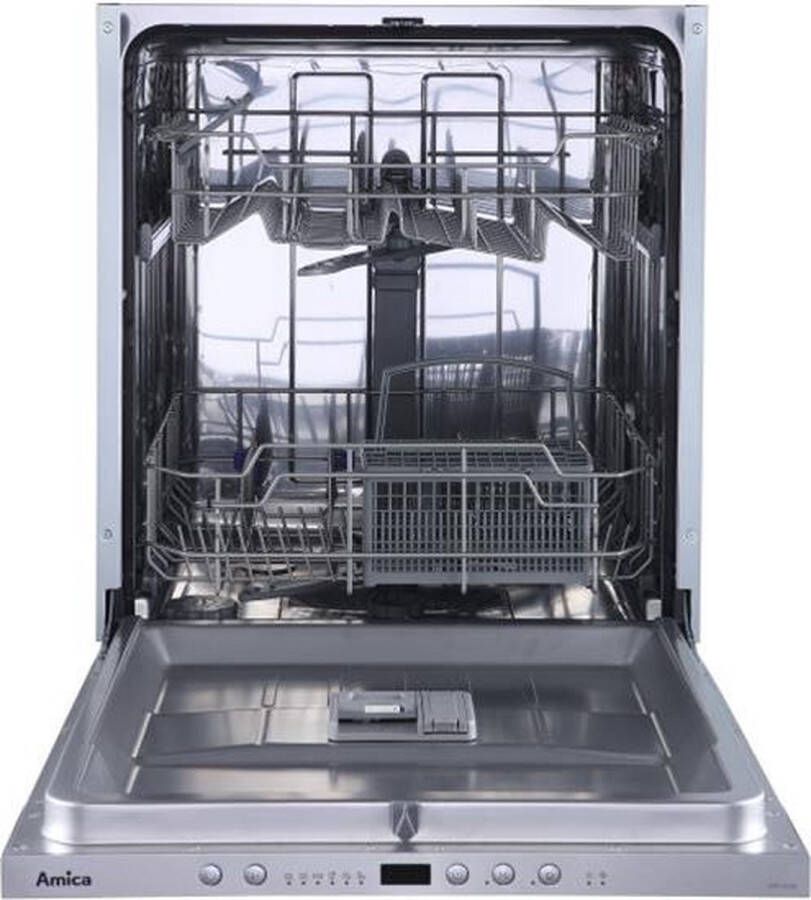 Amica ADF1222S Inbouw vaatwasser 12 Bestekken Zilver