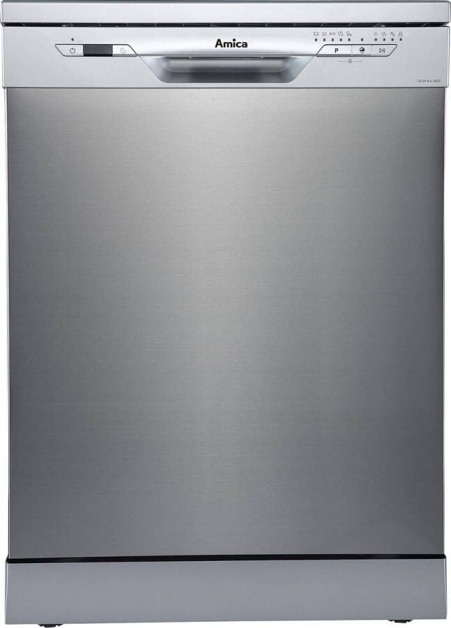 Amica ADP1212X Vaatwasser Vrijstaand Zilver 12 Couverts