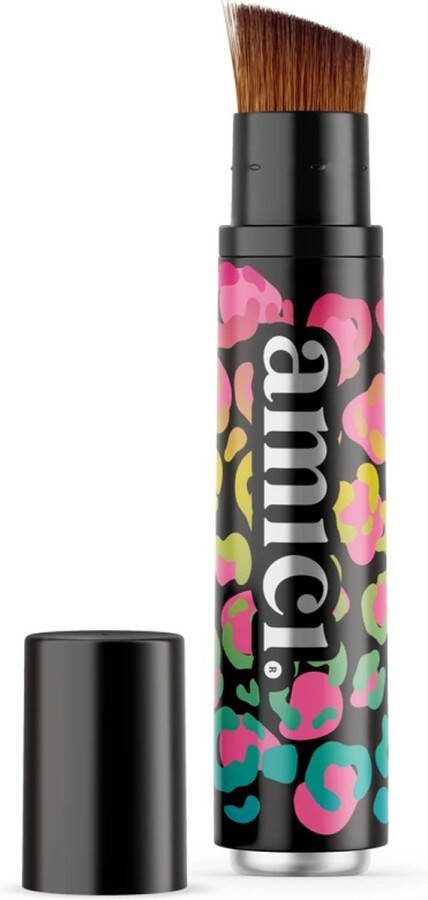 AMICI Cosmetics Refillable Brush Pretty Panther Zonnebrand baby zonnebrand kinderen zonnebrand crème gezicht Zonnebrandkwast Zonnebrand kwast Hervulbare Zonnebrandcrème Applicator zonnebrand zonnebrandcrème