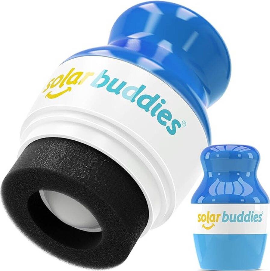 AMICI Cosmetics Solar Buddies Kai Blue Zonnebrandcrème Applicator Herbruikbare roll-on sponsapplicator voor zonnebrandcrème zonnebrand en lotion voor kinderen volwassenen en gezinnen Zonnebrand Zonnebrandroller