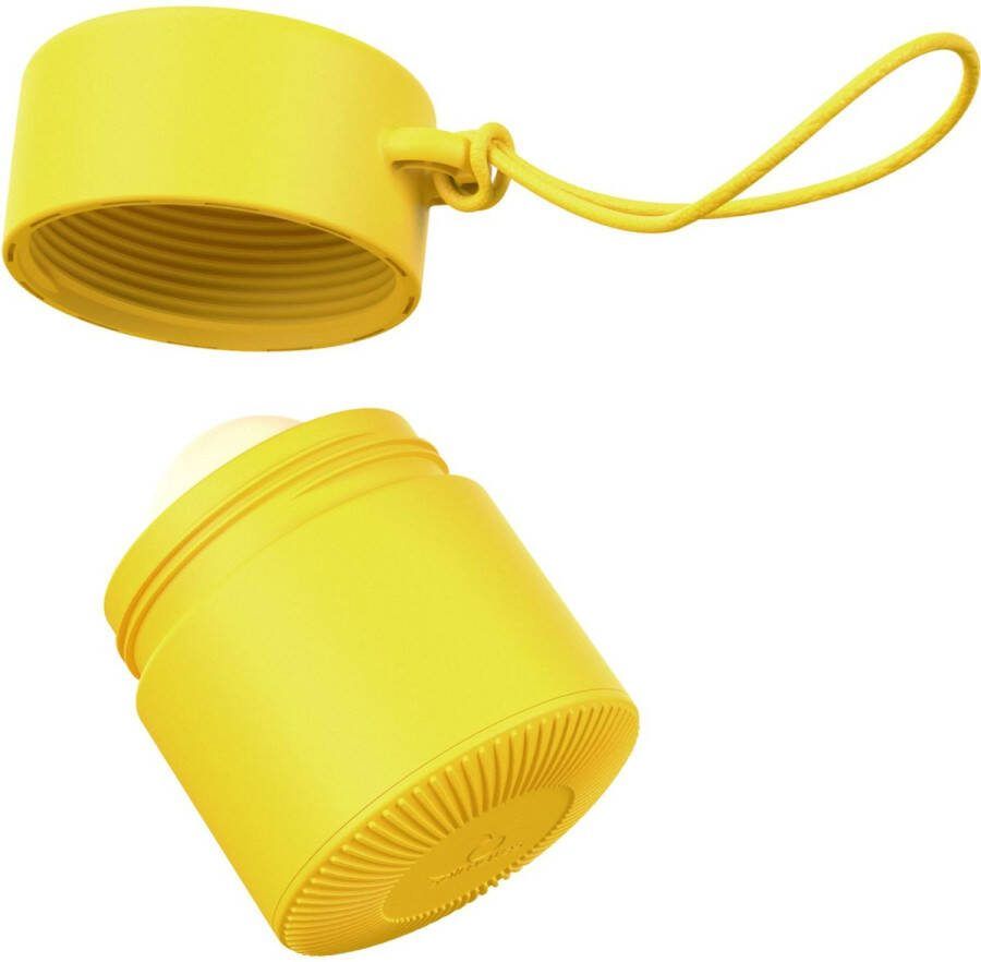 AMICI Cosmetics Solmates Sunshine Yellow Refillable Sunscreen Applicator Zonnebrandkwast Zonnebrand kwast Body Roller Hervulbare Zonnebrandcrème Applicator baby zonnebrand zonnebrandcrème
