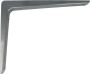 AMIG Plankdrager planksteun aluminium gelakt zilvergrijs H150 x B100 mm Plankdragers - Thumbnail 2