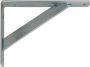 AMIG Plankdrager planksteun van metaal gelakt zilver H250 x B150 mm Tot 320 kg Plankdragers - Thumbnail 2