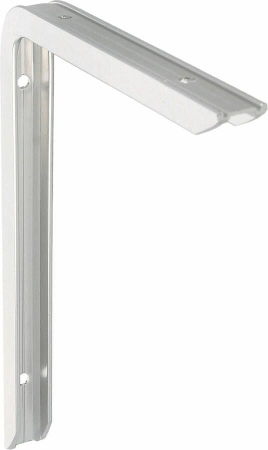 AMIG Plankdrager planksteun aluminium gelakt zilver H120 x B80 mm max gewicht 75 kg boekenplank steunen