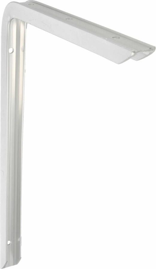 AMIG Plankdrager planksteun aluminium gelakt zilver H300 x B200 mm max gewicht 30 kg boekenplank steunen