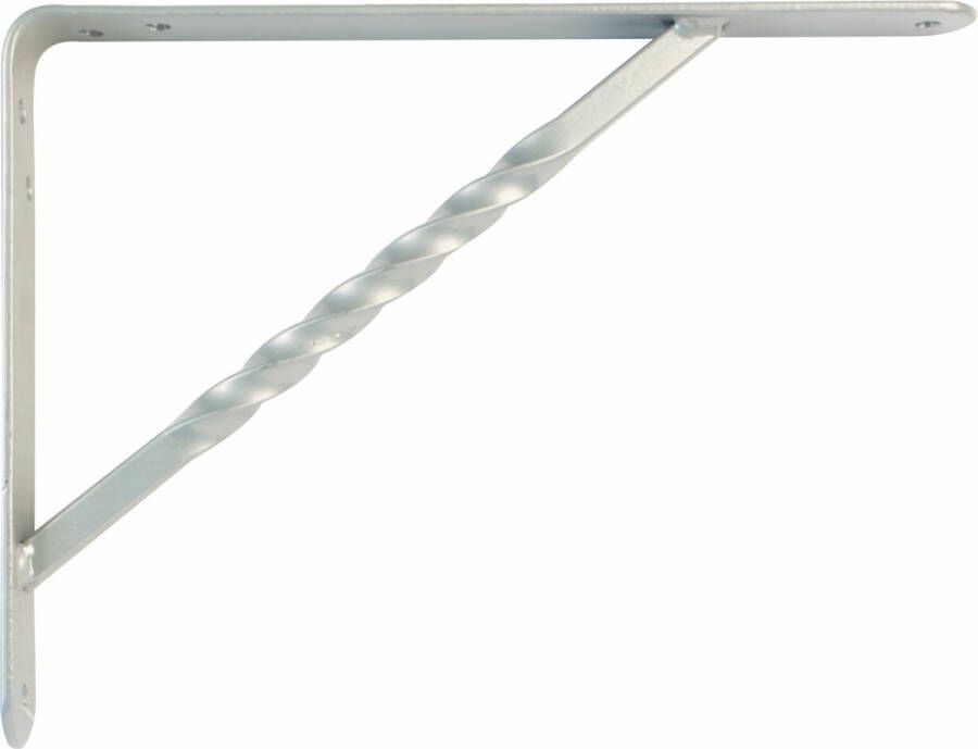 AMIG Plankdrager steun beugel Spiraal metaal zilver H200 x B150 mm Tot 225 kg boekenplank steunen