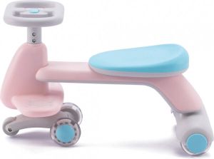 Amigo Shuttle Now Loopwagen Loopauto voor meisjes vanaf 3 jaar Roze Blauw