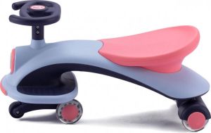 Amigo Shuttle Trike Loopwagen Loopauto voor kinderen vanaf 3 jaar Lichtblauw Roze
